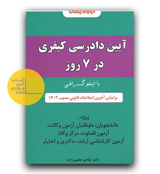 اینفو گرافی آیین دادرسی کیفری در 7 روز